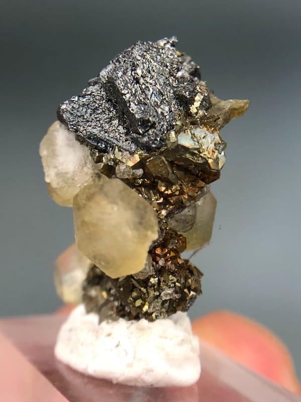 Tetrahedrite from Guizhou, China, individual mineral specimen view 3