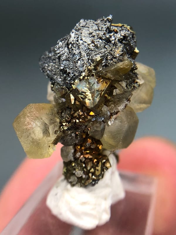 Tetrahedrite from Guizhou, China, individual mineral specimen view 5
