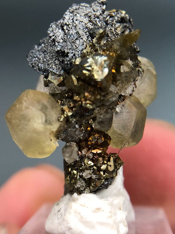 Tetrahedrite from Guizhou, China, individual mineral specimen view 6