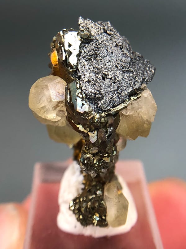 Tetrahedrite from Guizhou, China, individual mineral specimen view 9