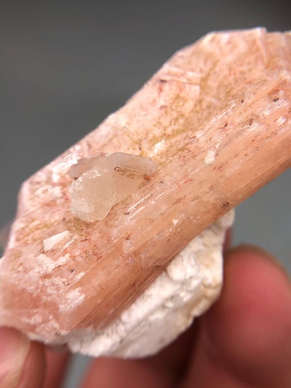 Stilbite from India, individual mineral specimen view 9