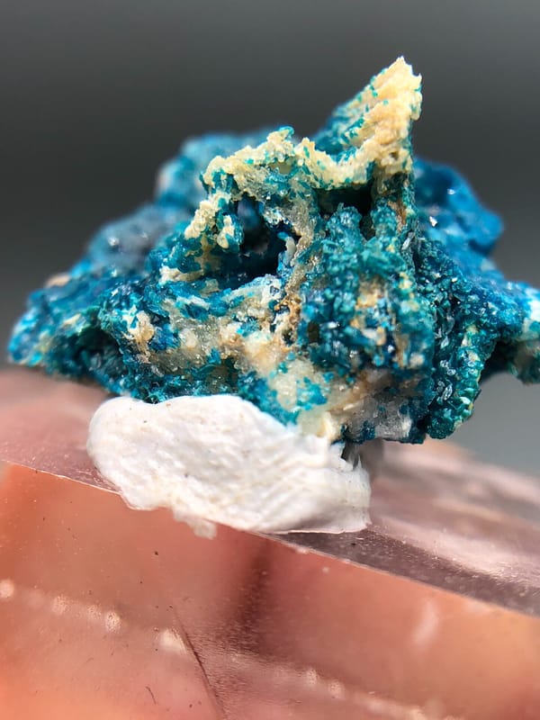 Veszelyite from Yunnan, China, individual mineral specimen view 4