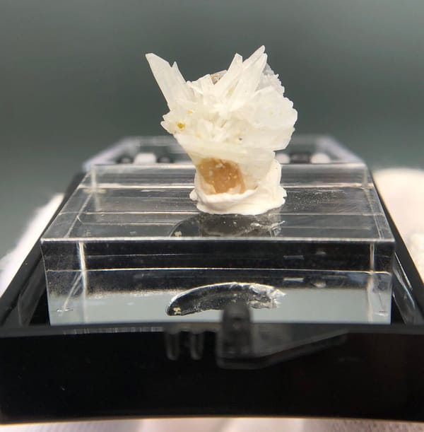 Hydroboracite from Inner Mongolia, China, individual mineral specimen view 1