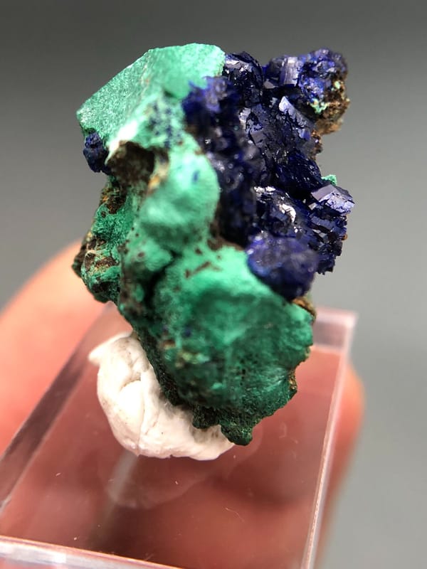 Azurite from Anhui, China, individual mineral specimen view 5