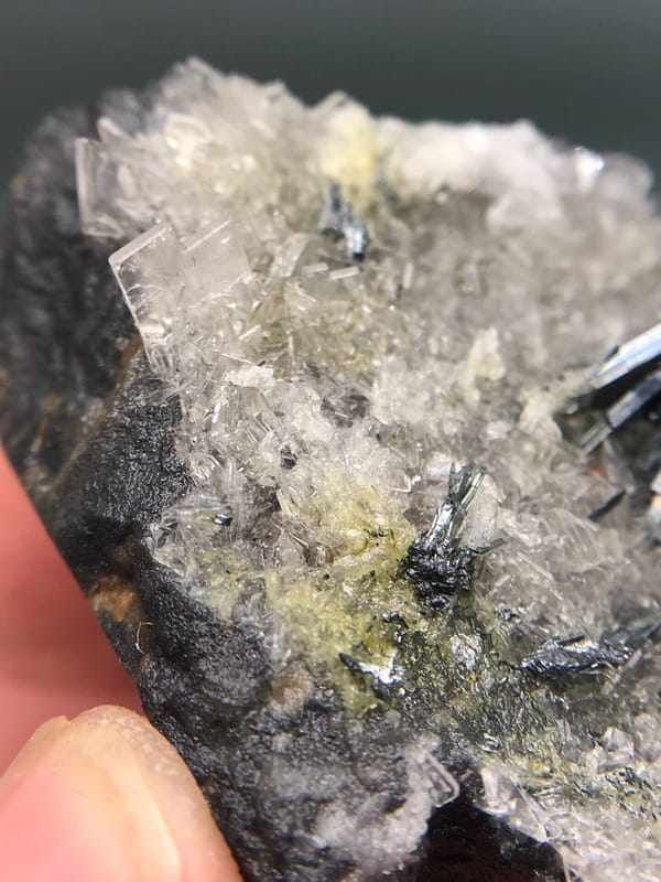 Stibnite from Jiangxi, China, individual mineral specimen view 4