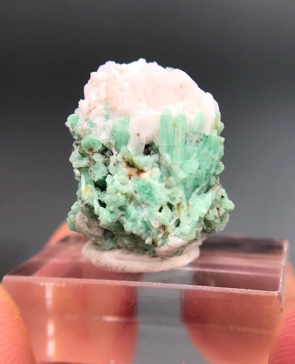 Emerald from Yunnan, China, individual mineral specimen view 1