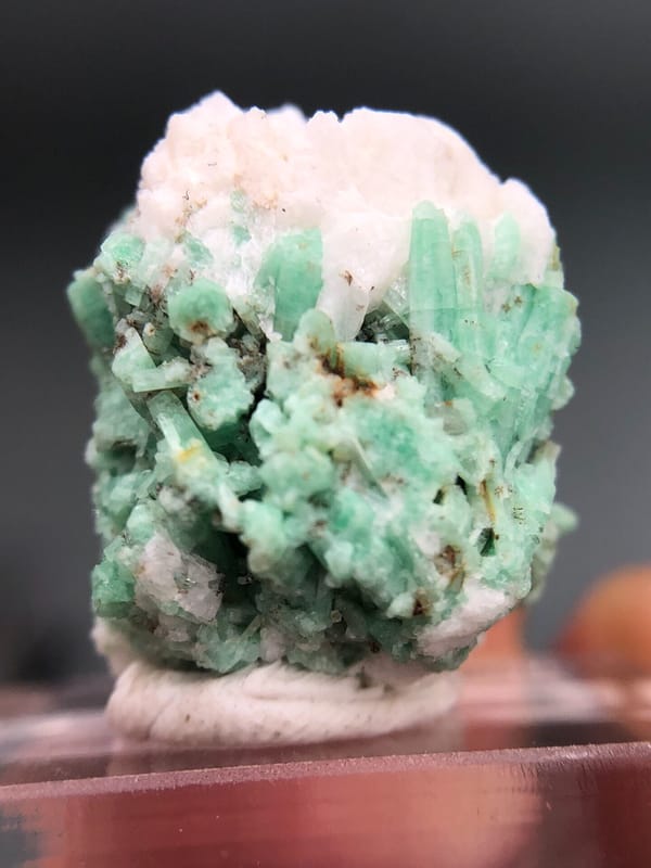 Emerald from Yunnan, China, individual mineral specimen view 4