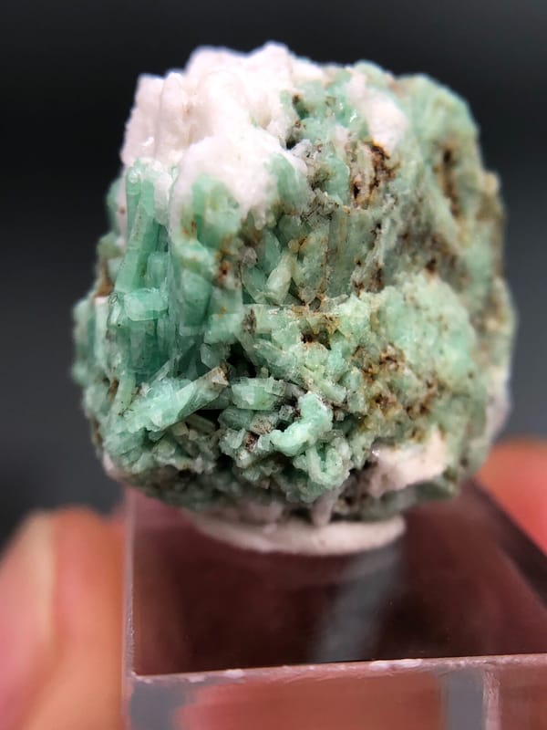 Emerald from Yunnan, China, individual mineral specimen view 5