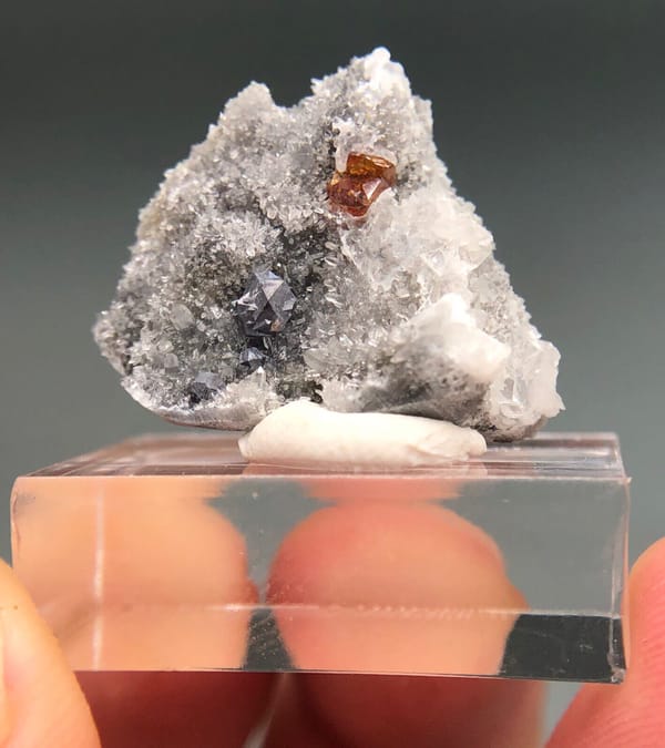 Galena from Hunan, China, individual mineral specimen view 1