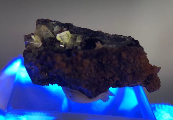 Mimetite from Guangdong, China, individual mineral specimen view 2