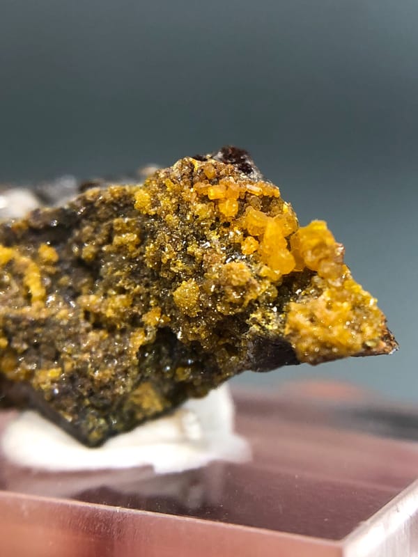 Mimetite from Guangdong, China, individual mineral specimen view 4