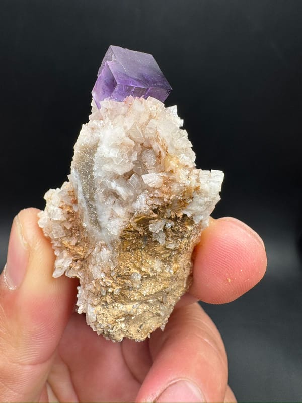 Fluorite from Xinjiang, China, individual mineral specimen view 6