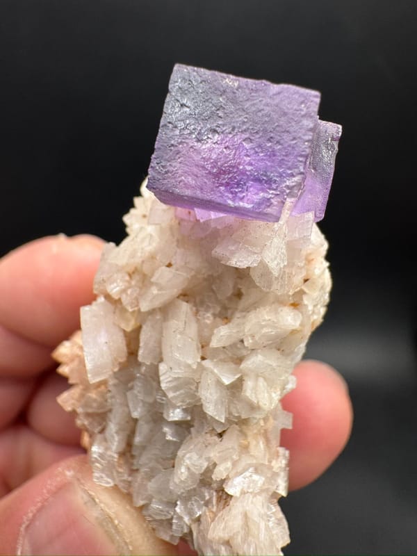 Fluorite from Xinjiang, China, individual mineral specimen view 9