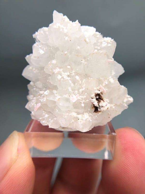 Rhodochrosite from Wuzhou, Guangxi, China, individual mineral specimen view 1