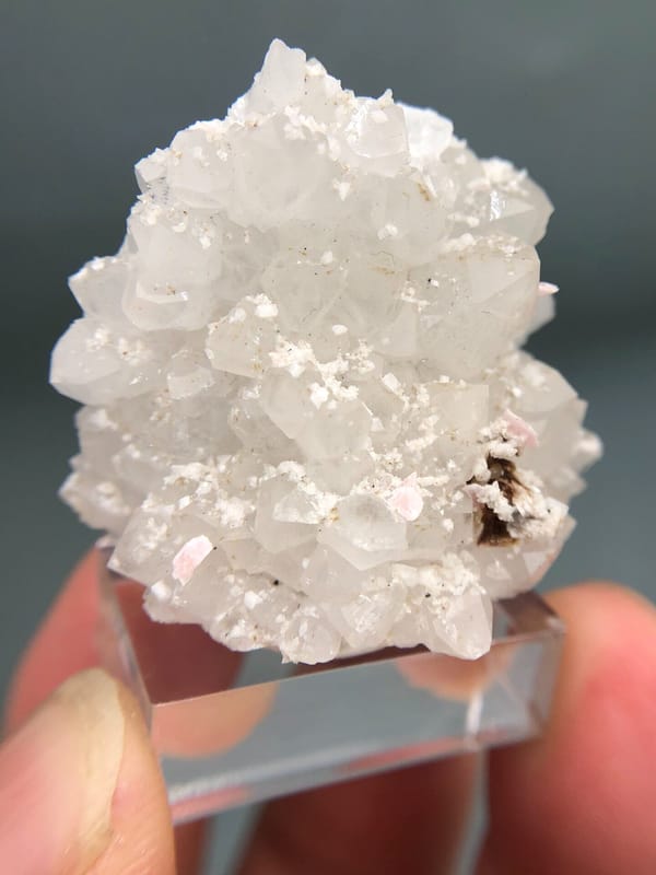 Rhodochrosite from Wuzhou, Guangxi, China, individual mineral specimen view 2