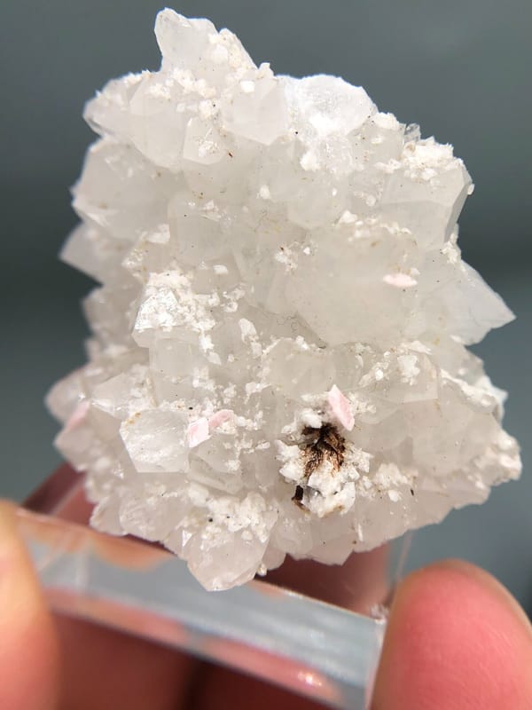 Rhodochrosite from Wuzhou, Guangxi, China, individual mineral specimen view 3