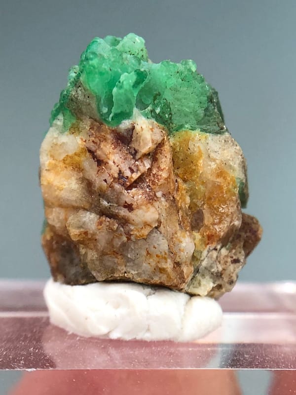 Unverified copper aluminum phosphate from Yunnan, China, individual mineral specimen view 7