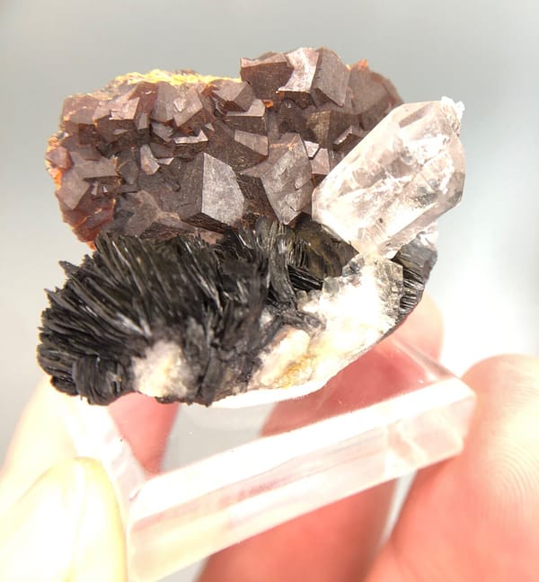 Grossular from Guangdong, China, individual mineral specimen view 2