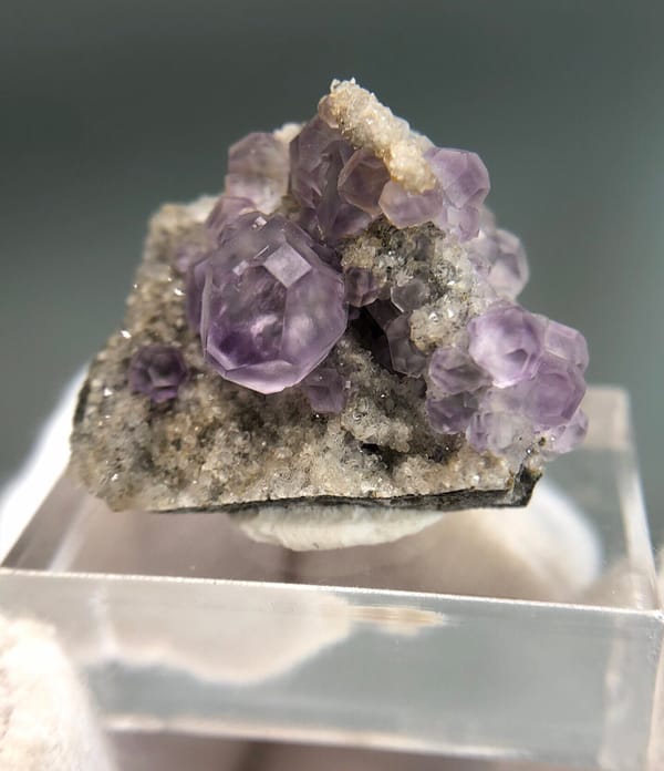 Fluorite from Fujian, China, individual mineral specimen view 1