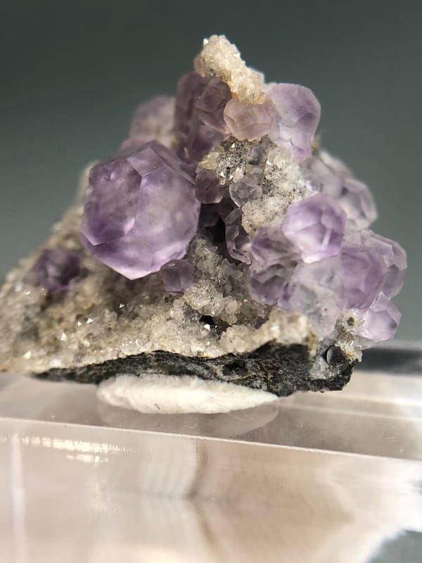 Fluorite from Fujian, China, individual mineral specimen view 4