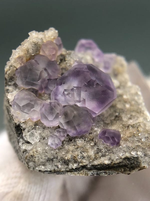 Fluorite from Fujian, China, individual mineral specimen view 7