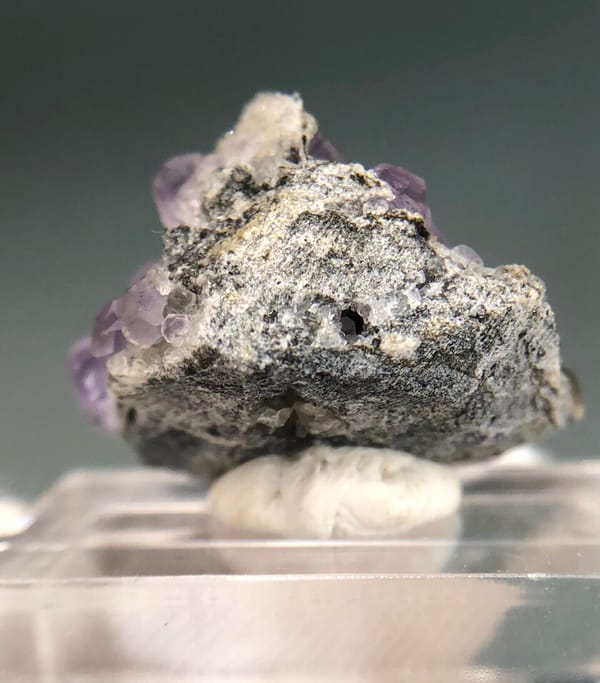 Fluorite from Fujian, China, individual mineral specimen view 8