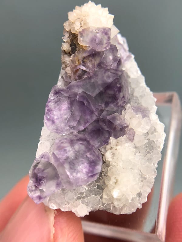 Fluorite from Fujian, China, individual mineral specimen view 4