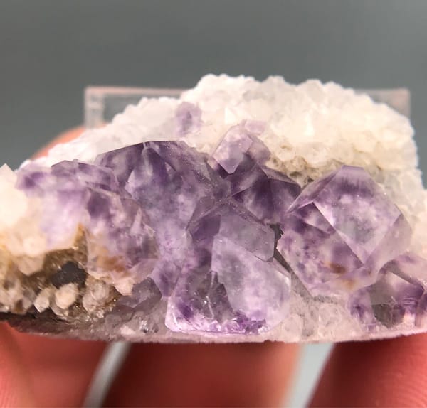 Fluorite from Fujian, China, individual mineral specimen view 5