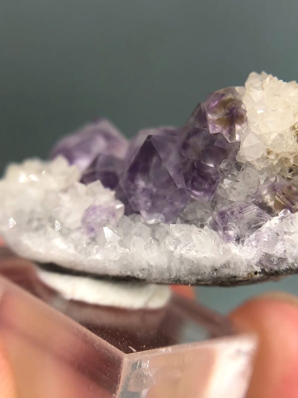 Fluorite from Fujian, China, individual mineral specimen view 6