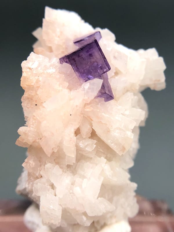 Fluorite from Xinjiang, China, individual mineral specimen view 1