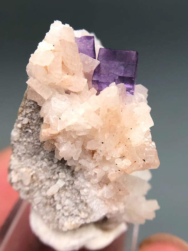 Fluorite from Xinjiang, China, individual mineral specimen view 4