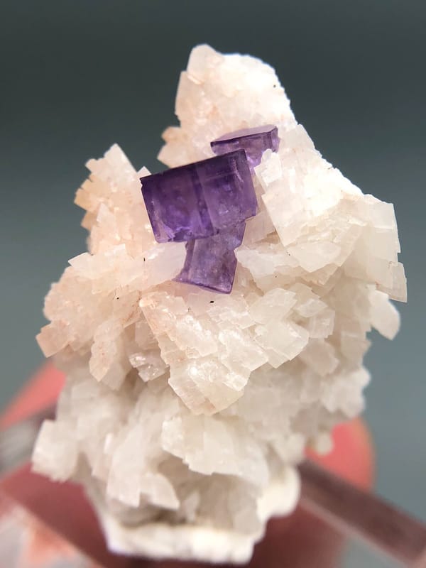 Fluorite from Xinjiang, China, individual mineral specimen view 5