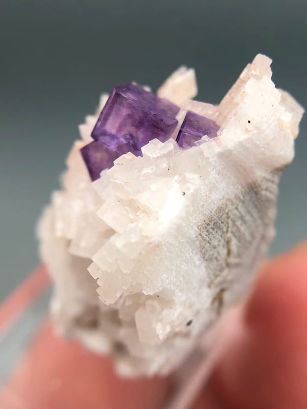 Fluorite from Xinjiang, China, individual mineral specimen view 7
