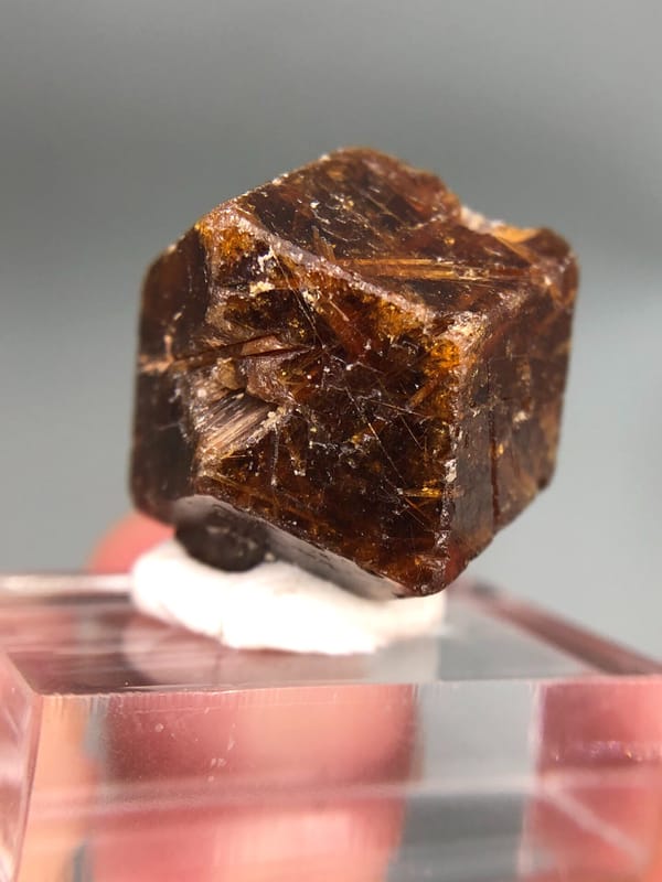 Grossular from Myanmar, individual mineral specimen view 2