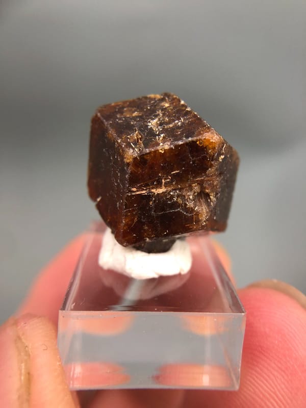 Grossular from Myanmar, individual mineral specimen view 5