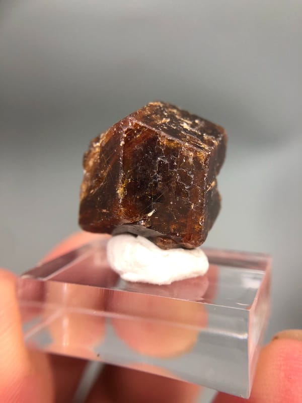 Grossular from Myanmar, individual mineral specimen view 6