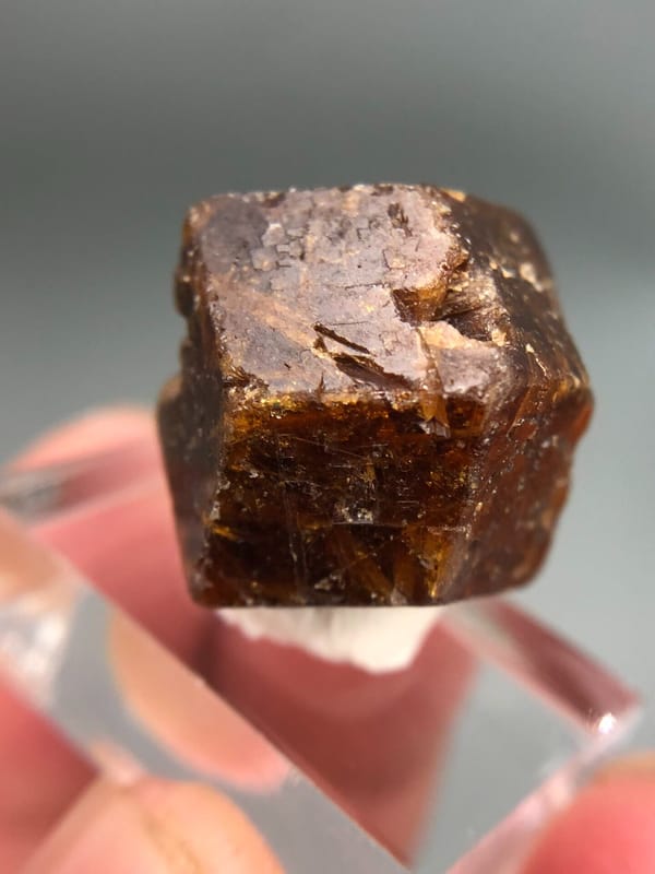 Grossular from Myanmar, individual mineral specimen view 7