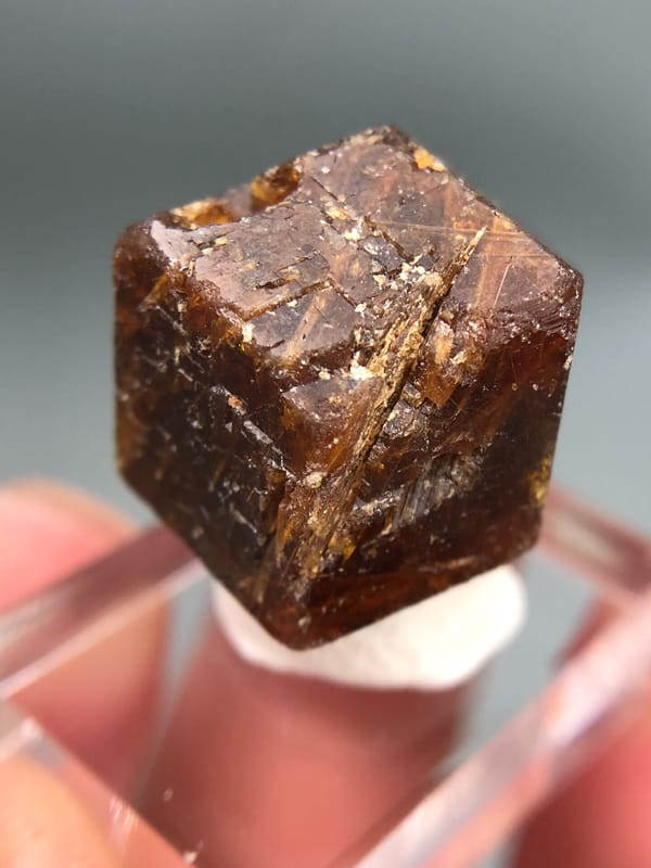 Grossular from Myanmar, individual mineral specimen view 8