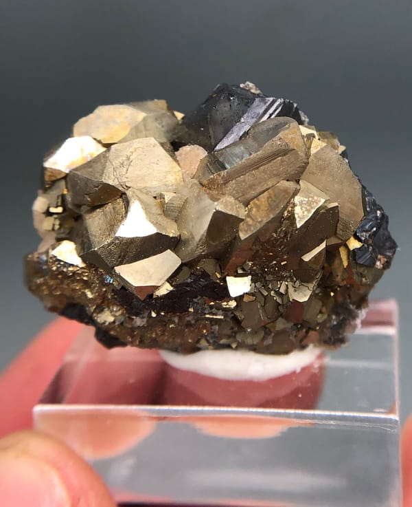 Pyrite from Nandan, Guangxi, China, individual mineral specimen view 1
