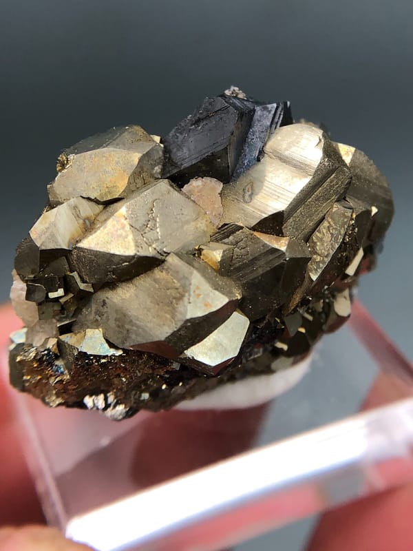 Pyrite from Nandan, Guangxi, China, individual mineral specimen view 3