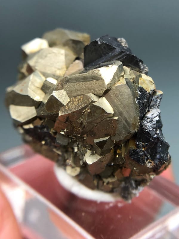 Pyrite from Nandan, Guangxi, China, individual mineral specimen view 4