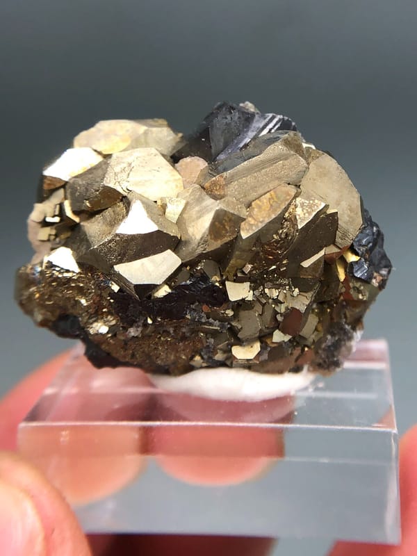 Pyrite from Nandan, Guangxi, China, individual mineral specimen view 5
