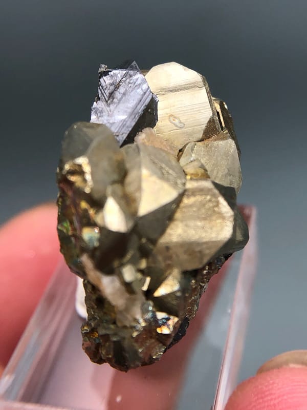 Pyrite from Nandan, Guangxi, China, individual mineral specimen view 6