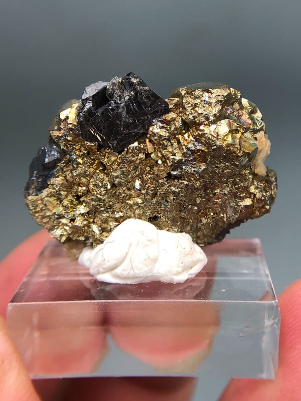 Pyrite from Nandan, Guangxi, China, individual mineral specimen view 8