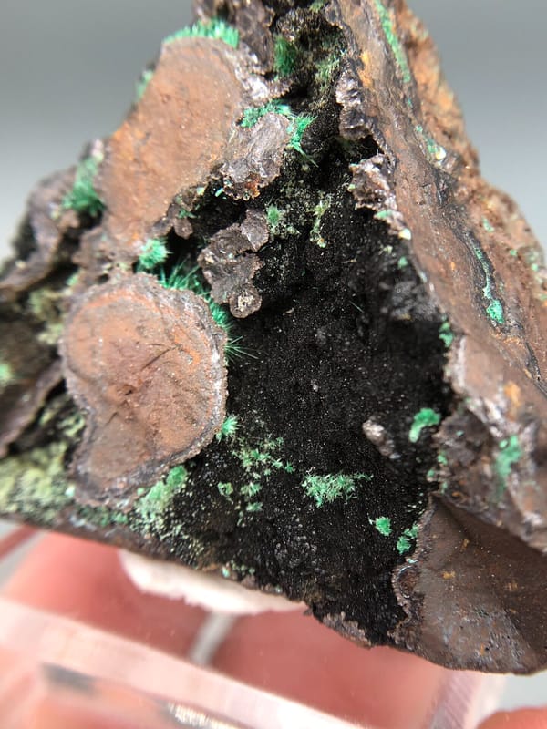 Atacamite from Anhui, China, individual mineral specimen view 2