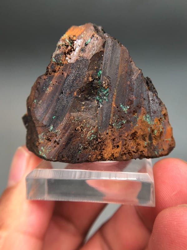 Atacamite from Anhui, China, individual mineral specimen view 8