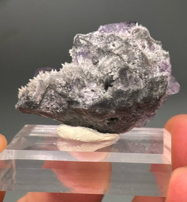 Fluorite from Fujian, China, individual mineral specimen view 8