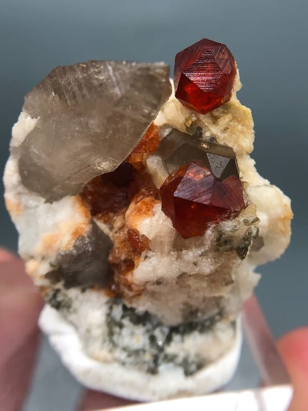 Spessartine from Fujian, China, individual mineral specimen view 2