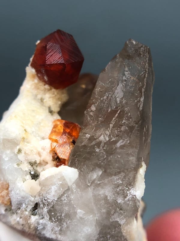 Spessartine from Fujian, China, individual mineral specimen view 4