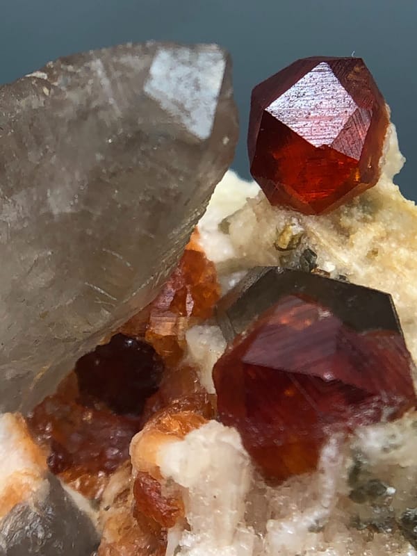 Spessartine from Fujian, China, individual mineral specimen view 5